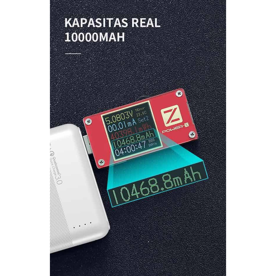 PowerBank VIVAN 10000mah VPB-M10 18W 3 Output Dual Input Port Type C &amp; Micro USB Original Fast Charging Quick Charging PD 3.0