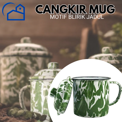 Mug Cangkir / Cangkir Enamel Murah / Mug Blirik Jadul 5008 5308 HOMESTATION