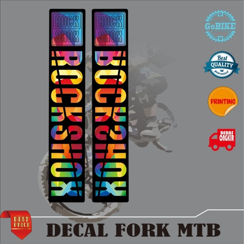 

stiker decal fork untuk mtb fullcolor