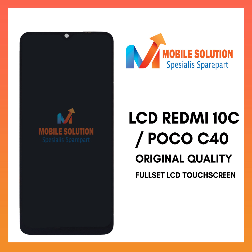 Grosir LCD Redmi 10C / Poco C40 ORIGINAL 100%  Fullset Touchscreen Garansi 1 Bulan + Packing / Bubbel