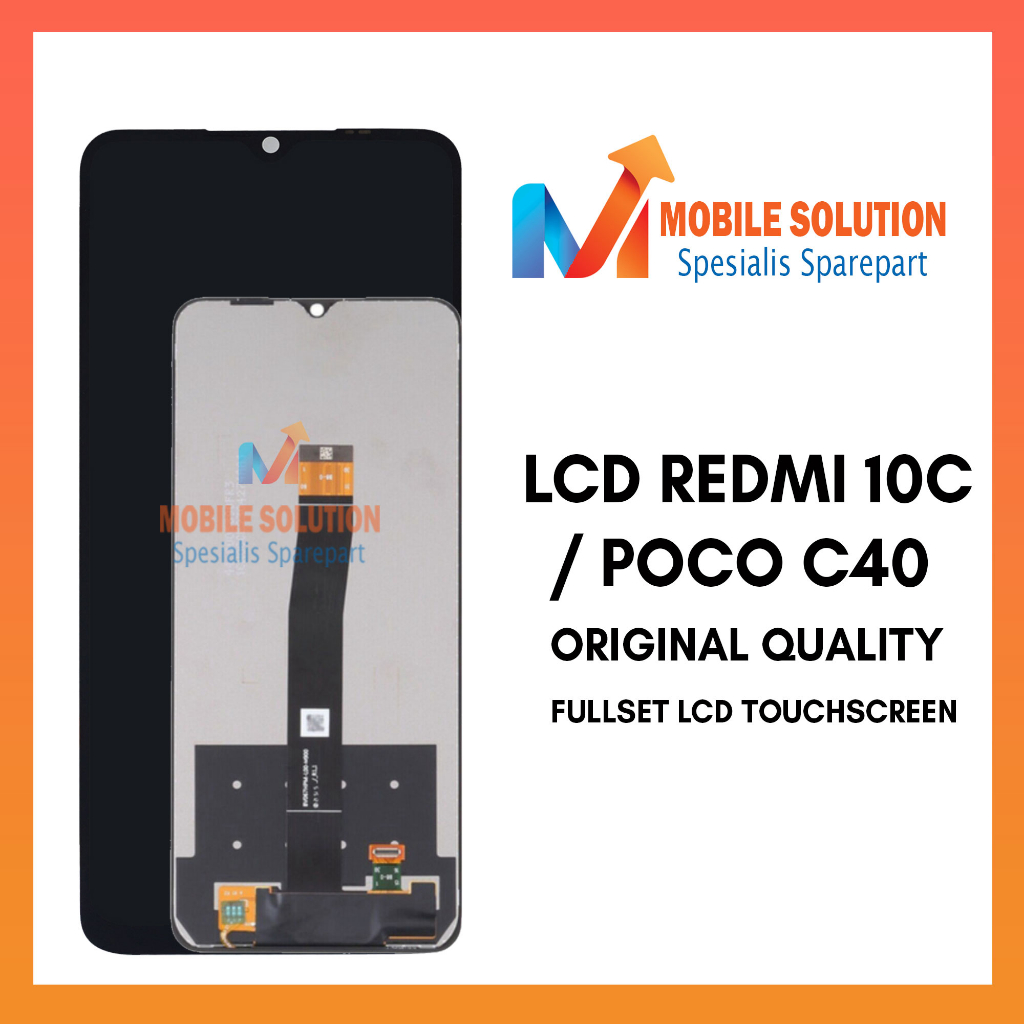 Grosir LCD Redmi 10C / Poco C40 ORIGINAL 100%  Fullset Touchscreen Garansi 1 Bulan + Packing / Bubbel