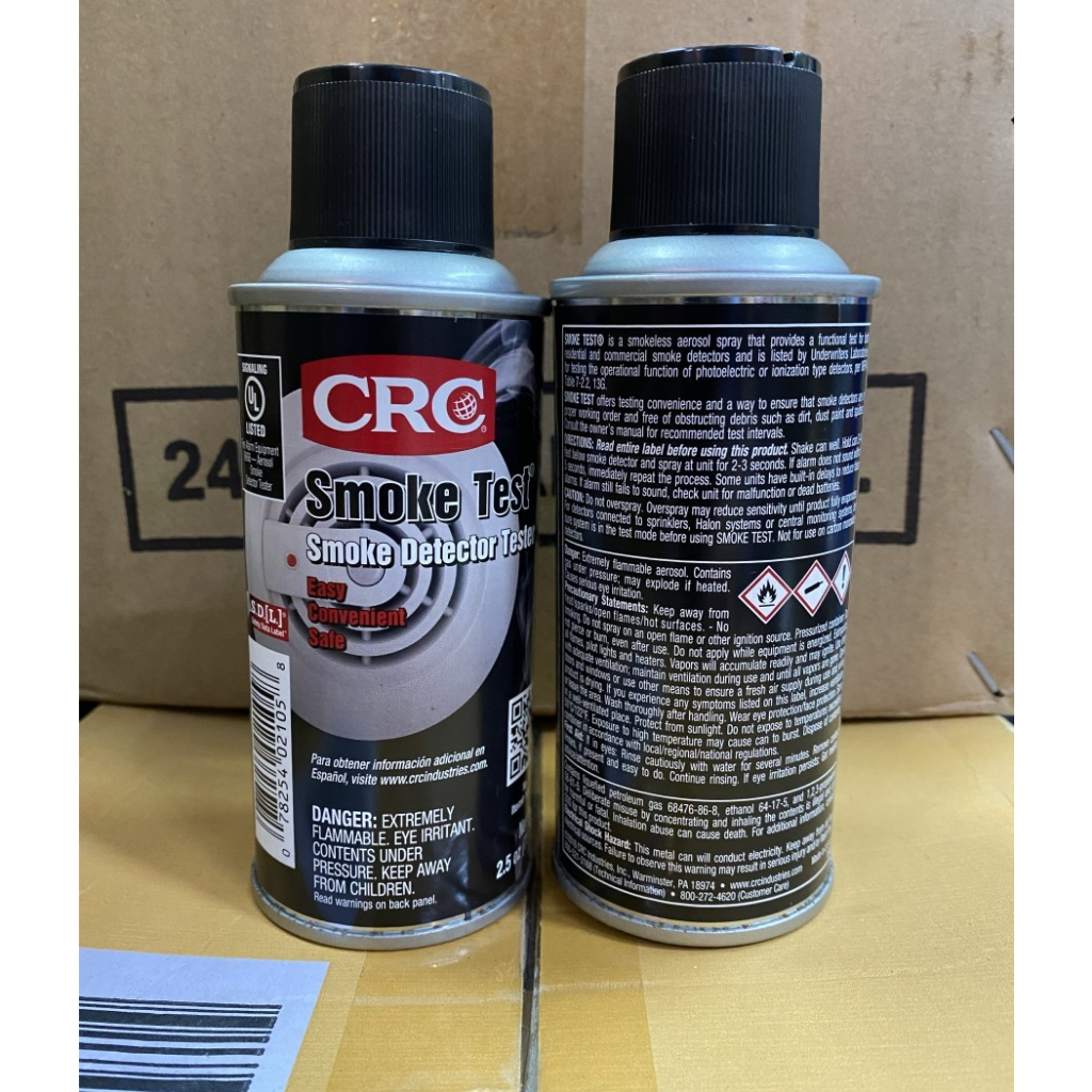 Smoke Test CRC Smoke Test Smoke Check CRC 125 Smoke Detector Tester 02105