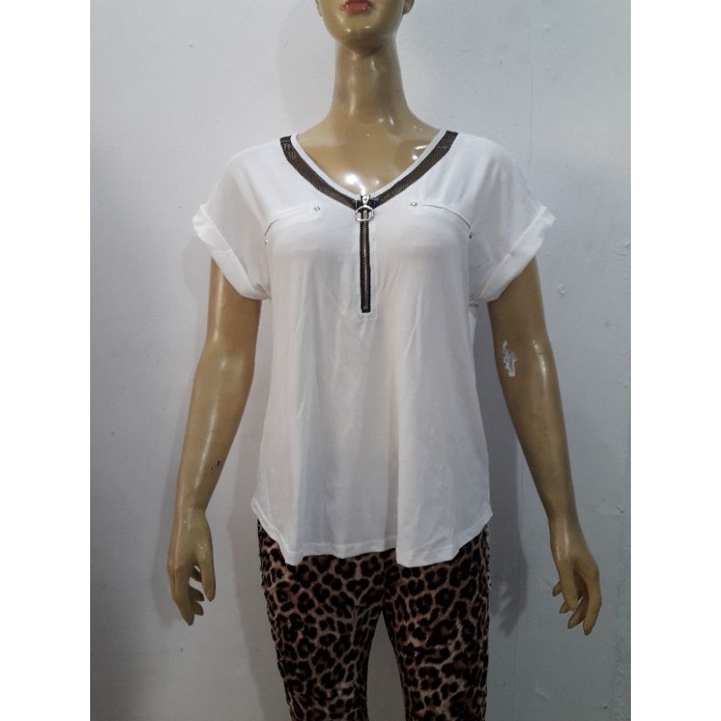 BLOUSE ZIPPER CASUAL BRANDED