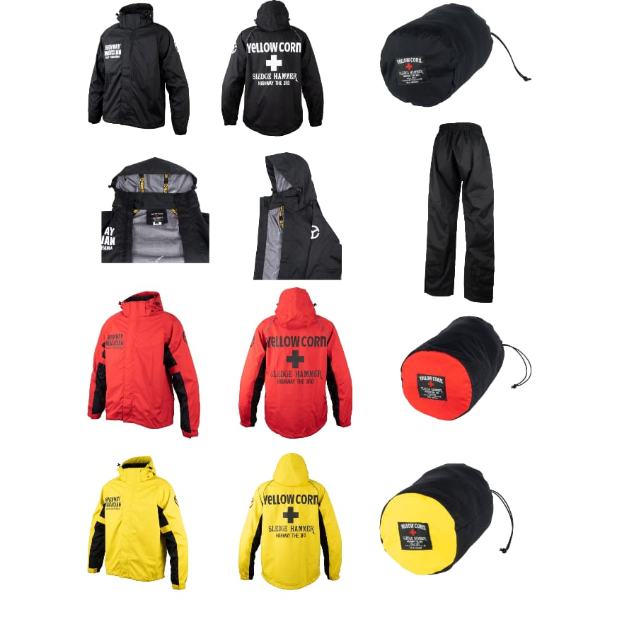 YELLOW CORN RAIN COAT YBR-904 | JAS HUJAN MOTOR | ORIGINAL 1 orang menyukai barang ini