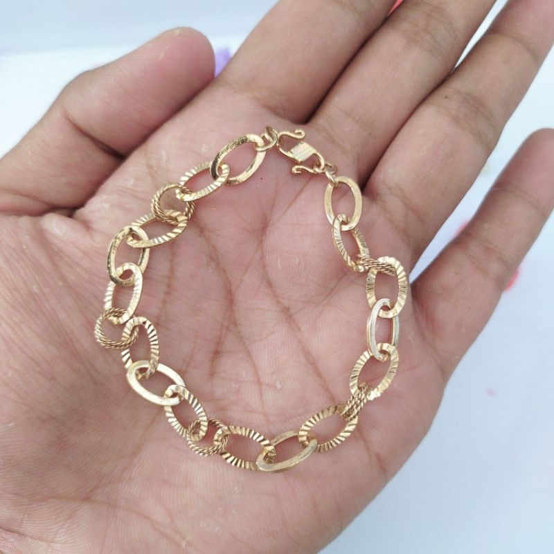 Gelang Swasa dewasa terlaris Model Amira 2.Terlaris Warna Rose Gold Terbaru