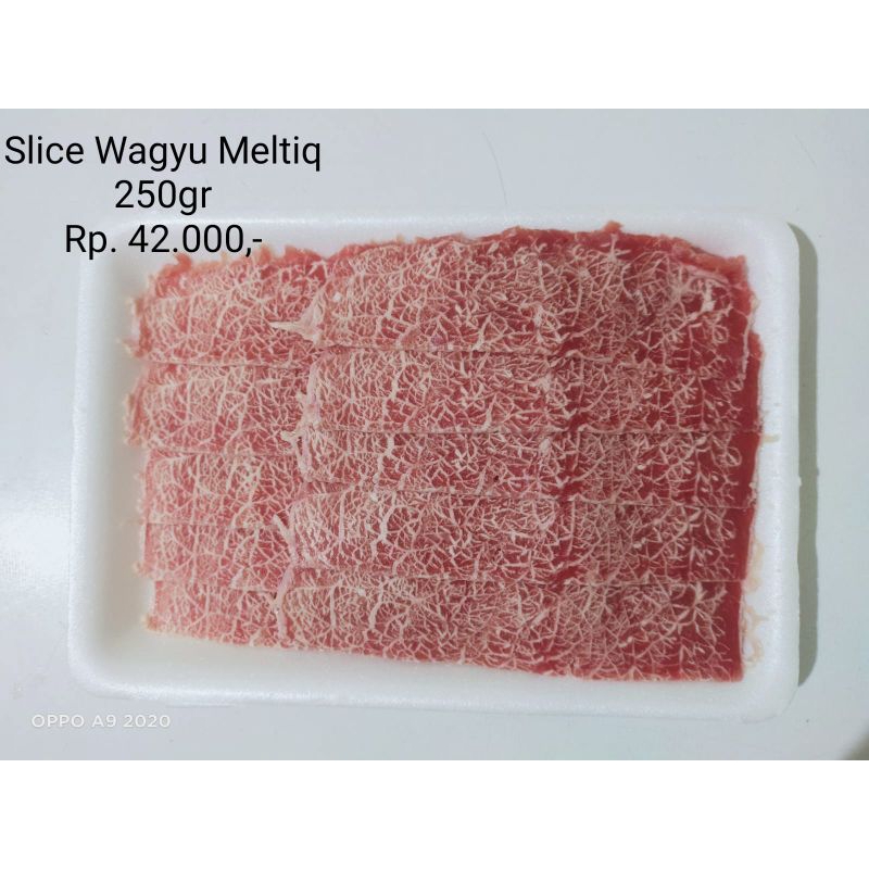 

Beef Slice Wagyu Meltique 250gr