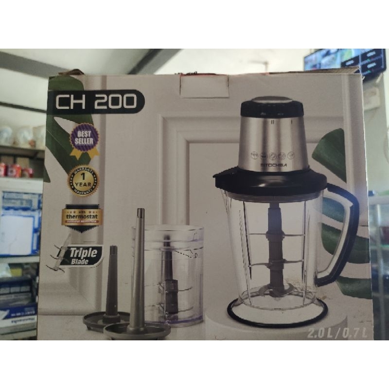 Chopper Mitochiba CH200 Kapasitas 2Liter -Chopper Blender Mitochiba ORIGINAL