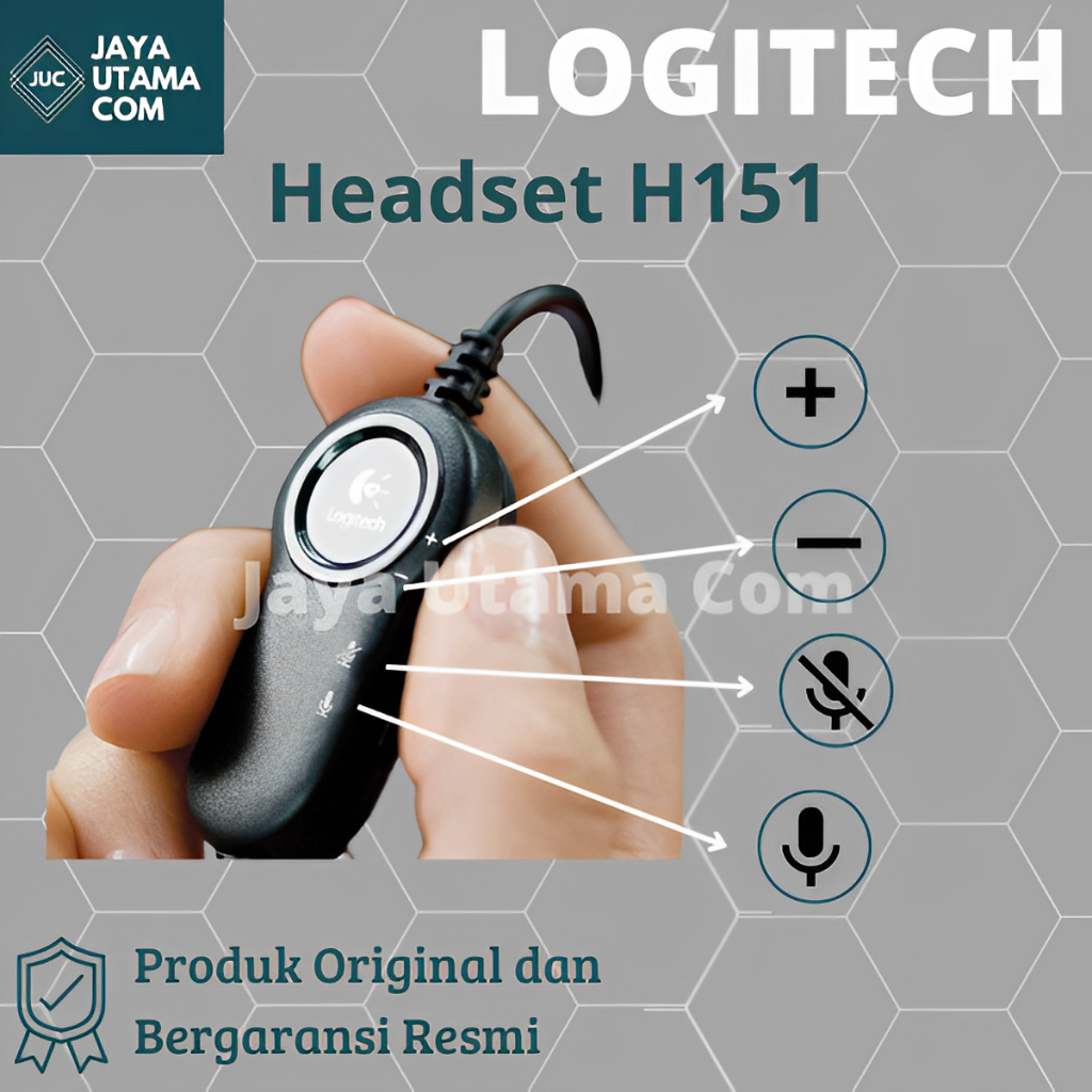 Logitech H151 Stereo Headset - Garansi Resmi