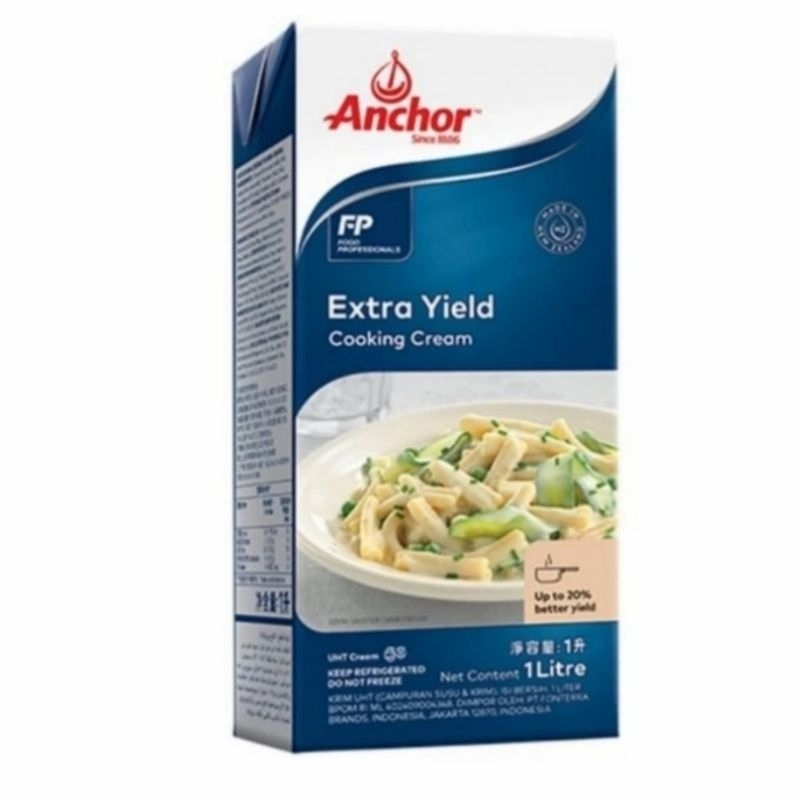 cooking cream anchor 1 lt