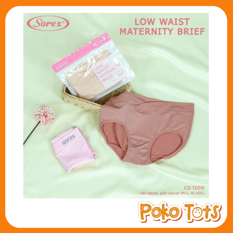 Sorex CD Low Waist Maternity Brief CD 1200 Celana Dalam Rajut Ibu Hamil CD Ibu Hamil