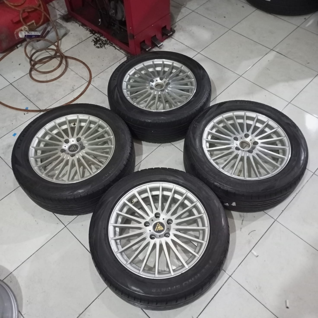 Velg Mobil Venturer Reborn Ring 17 Velg Bekas Auto Speed R17 Ban 225 55 R17 Bridgestone