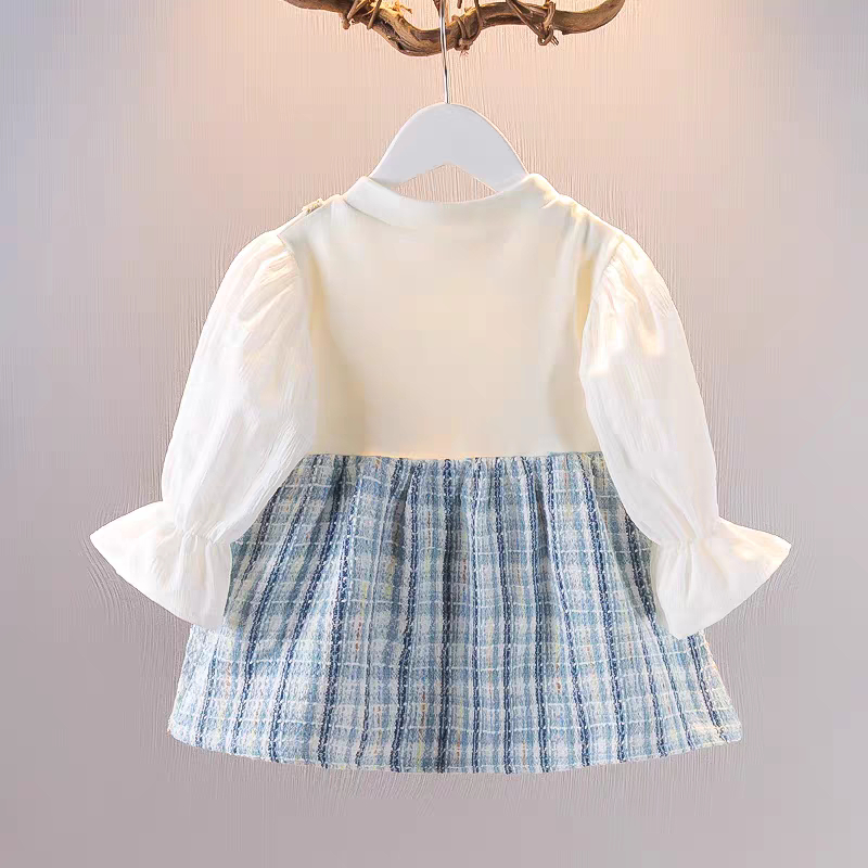 1 - 4 Tahun | Dress Xin Shine Korea Style / Dres Overall Kualitas Import Premium Bahan Flanel Gaun Casual Anak Perempuan Cewek 1 2 3 4 Thn Kiosbalitafawa