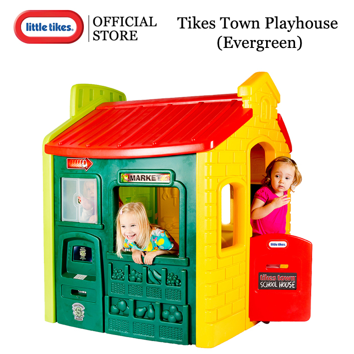Little Tikes Tikes Town Playhouse - Evergreen