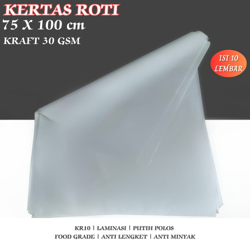 Kertas Roti Baking Paper Kertas Layangan (Isi 10 Pcs-KR10)