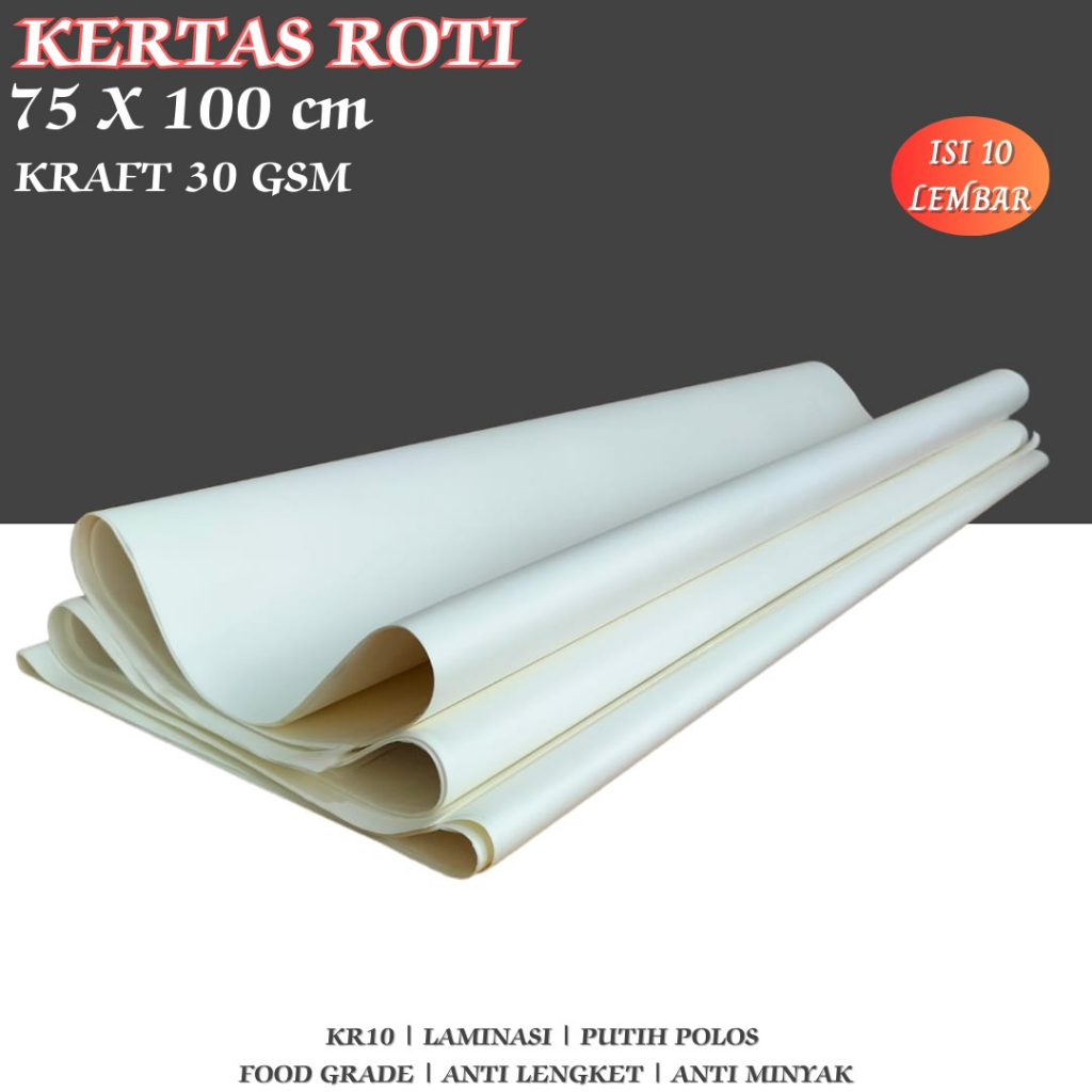 Kertas Roti Baking Paper Kertas Layangan (Isi 10 Pcs-KR10)