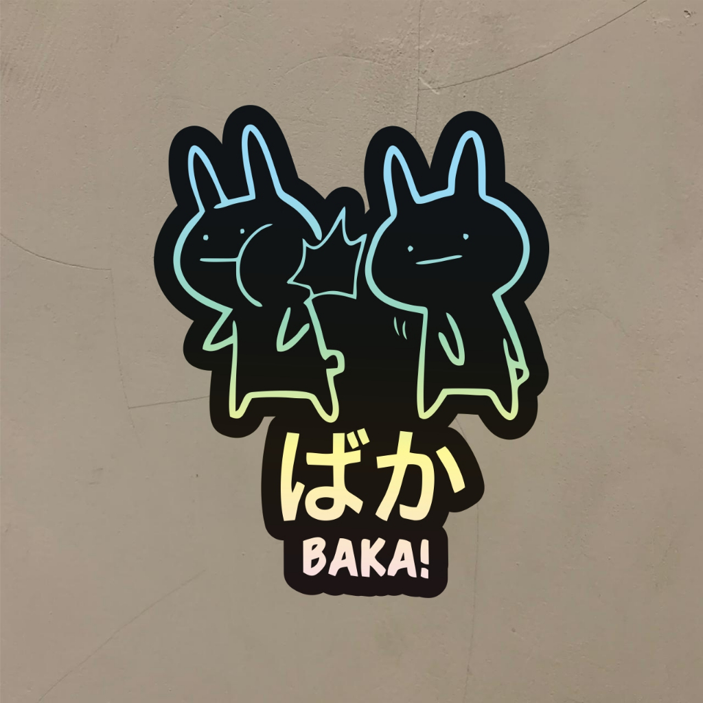 

Stiker Anime Hologram Baka Case Hp dan Laptop 7 Cm