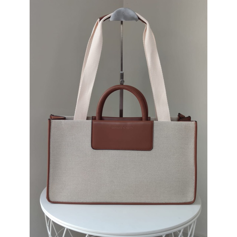 BAGSBUNNY15 • Tas wanita CK ITZY large 1406 Astra Canvas Tote Bag Large