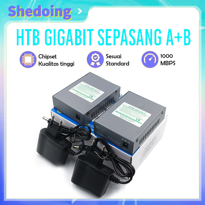 Promo HTB-GS-03 Htb Gigabit Converter Gigabit Konverter Gigabit Media Converter Fiber Optik Media