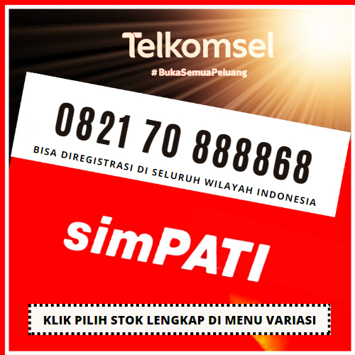 Nomor Cantik Telkomsel - Nomor Cantik Simpati - Nomer Cantik Telkomsel - Nomer Cantik Simpati 4G LTE Hoki 87 8888