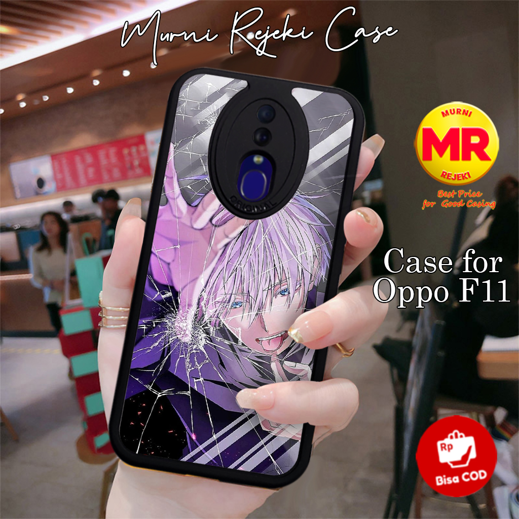 Case Hp Case Hp Oppo F11 Casing Oppo F11 Motif ANIMEGOJO3  Casing Hp Hardcase Sofcase Premium Glossy