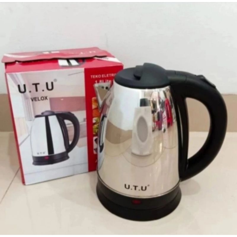 teko/ceret Listrik stainless UTU velox 1.8 ltr