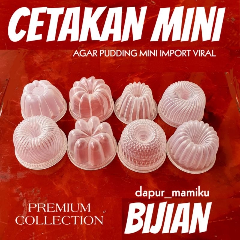 DAPURMAMI Cetakan Puding Mini Cetakan Pudding Cetakan agar mini viral