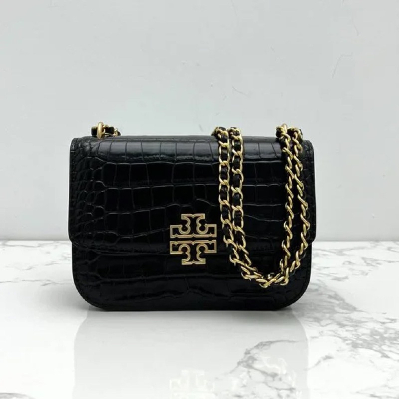 Tory Burch Britten Shoulder Bag In Black 141029