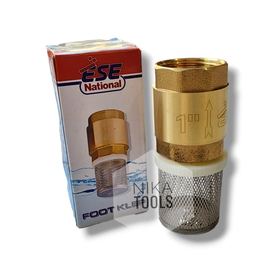 Foot Klep 1&quot; inch Ese Kuningan Foot Valve