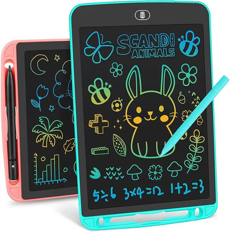 LCD Drawing Writing Tablet 8.5&quot; Rainbow Papan Tulis Anak Dewasa Board Terbaru