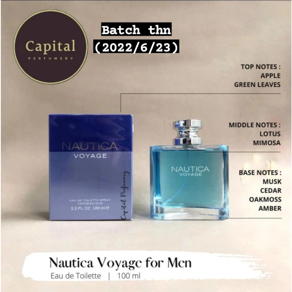 Nautica Voyage For Men Edt 100ml