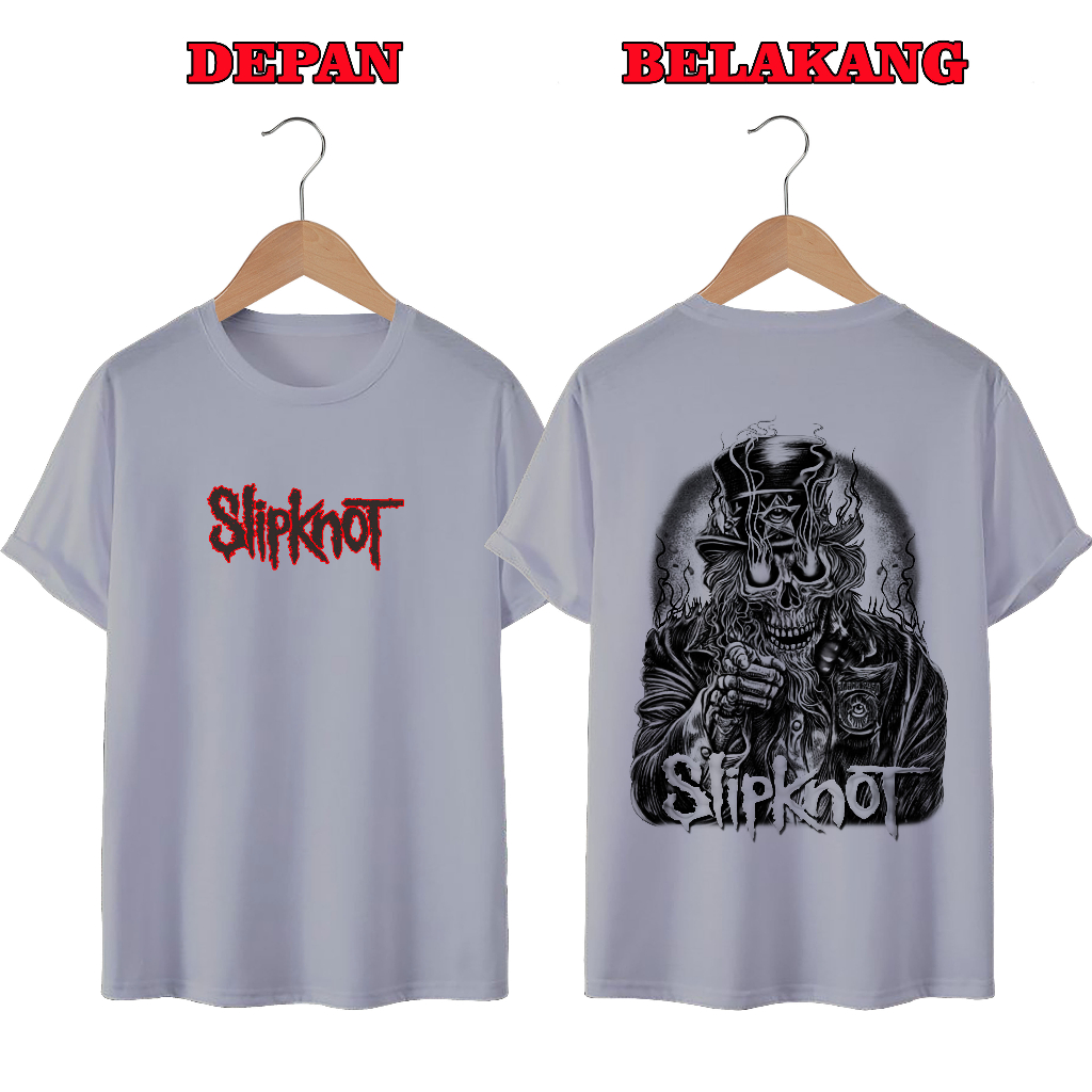 KAOS DISTRO UNISEX PRIA DAN WANITA TERBARU,SLIPKNOT