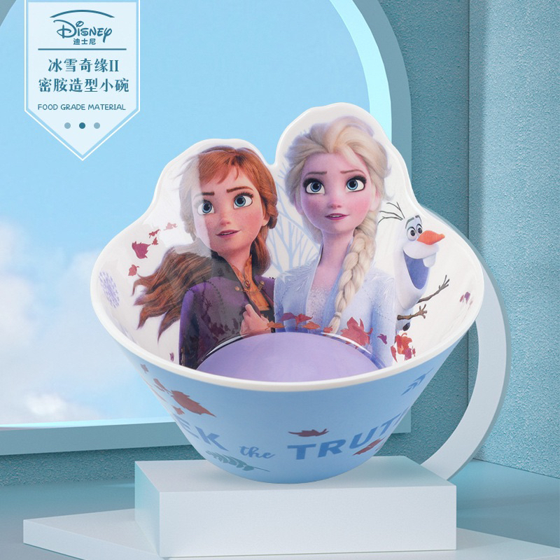 Mangkuk Melamin Anak Disney Mangkok Bowl Melamine Karakter Princess Mickey Cars Ariel Belle Frozen Monster Inc