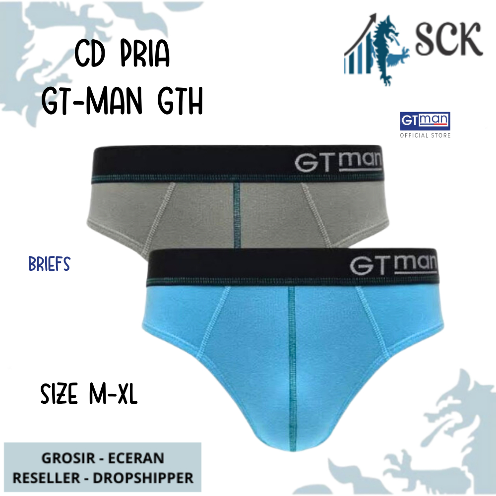 [ISI 2] Celana Dalam Pria GT MAN GTH-01 Premium / CD Laki GTMAN Active ukuran M-XL