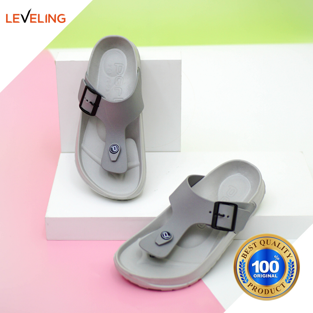 1028L-4 - Porto Leveling New Arrival Sandal Jepit Wanita Sendal Keren Harian Rumahan Karet Anti Slip Awet Nyaman Terbaru