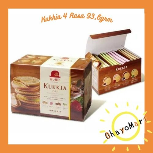 Kukkia assorted cookies / Kukkia japanese Biskuit aneka rasa 93,6grm