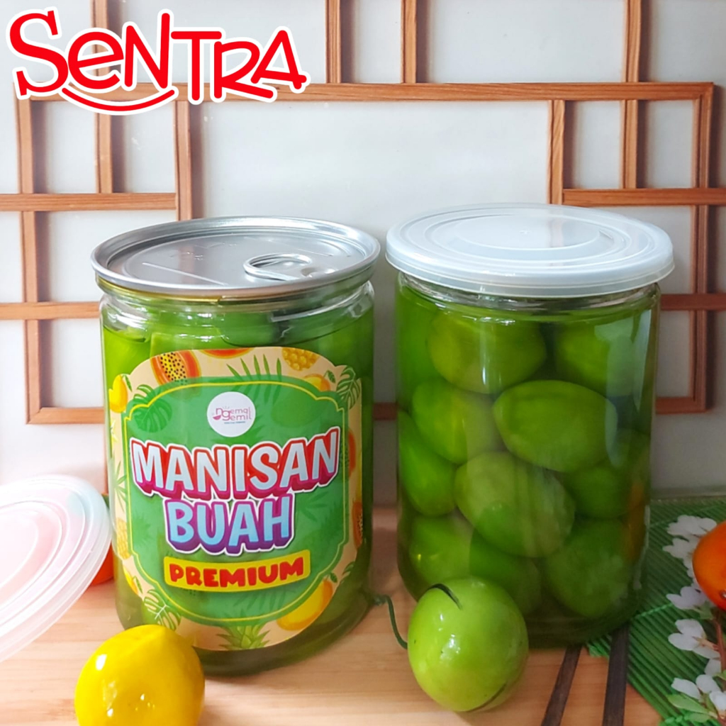 

Cemilan Manisan Buah Kedondong Thailand Tanpa Biji Original Kemasan PET CAN