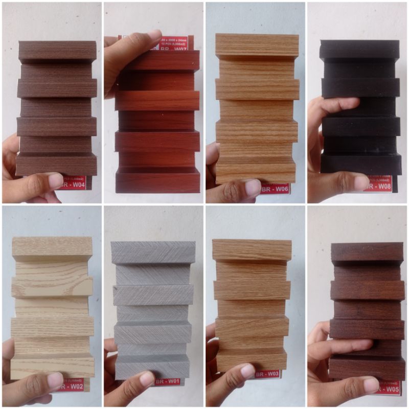 wpc wallbatten fluted panel panel wpc kisi kisi motif kayu
