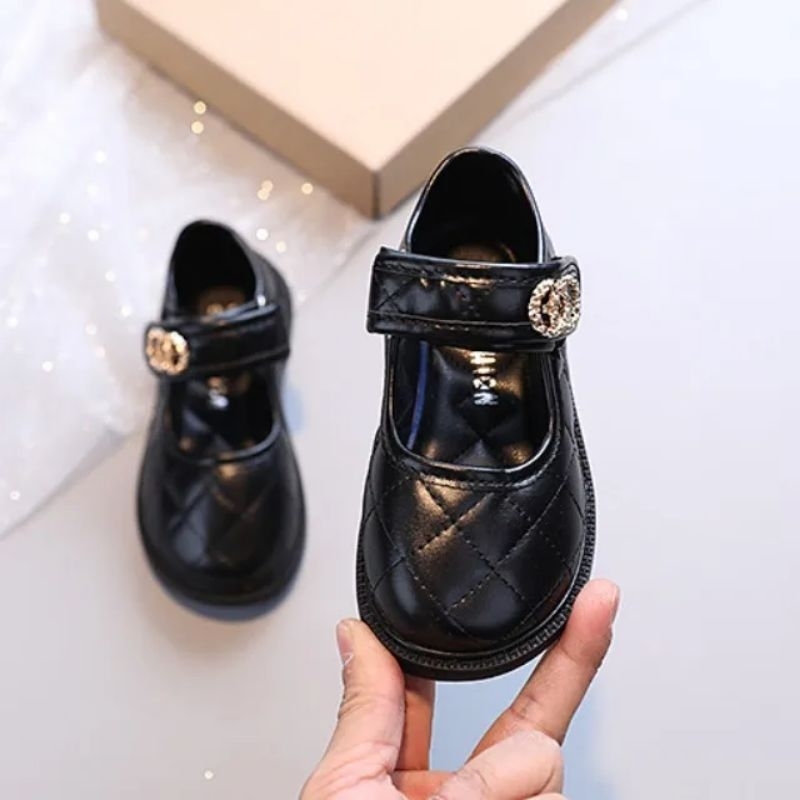 Minipetite SH2263 Sepatu Pantofel Anak Perempuan Import Sepatu Flatshoes Mary Jane Anak 21-36 untuk anak usia 1 - 10 tahun