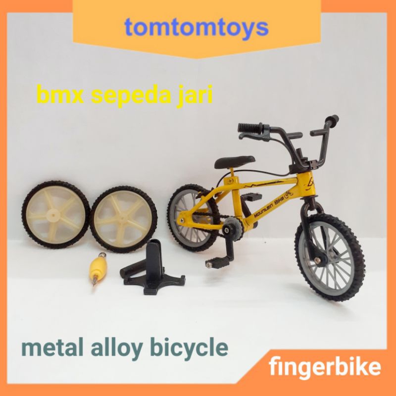 FINGER BIKE BMX Metal Alloy Bicycle Diecast Sepeda Jari mirip tech deck