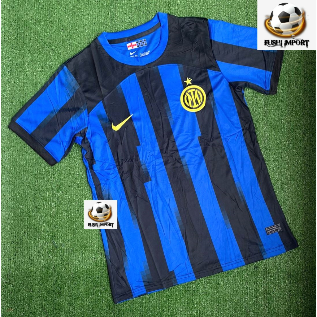 Jersey Baju Bola Inter Home Full Patch 2023 2024 Grade Ori