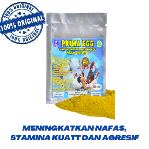 PRIMA EGG JAMU INDUKAN &amp; PEJANTAN AYAM DAN BEBEK