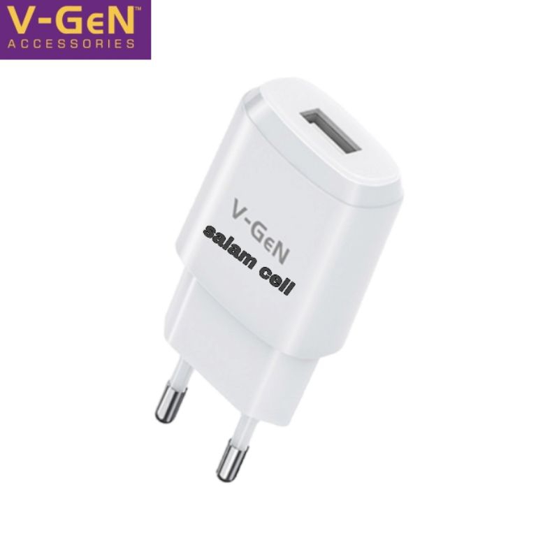 Charger Micro Usb V-GEN VTC1-15 Cocok Untuk semua HP Original Vgen Vtc1 15