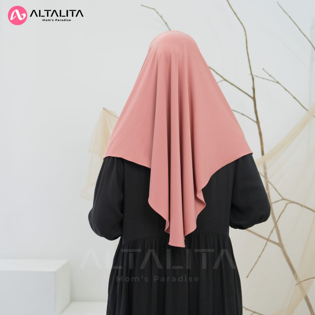 Altalita - Kerudung Instan Qanita Penguin Ukuran L Jersey Premium Jilbab Bergo Hamidah Menutup Dada Hijab Sport Instant Cocok Untuk Sekolah Olahraga Volly Futsal Senam dan Sehari-Hari