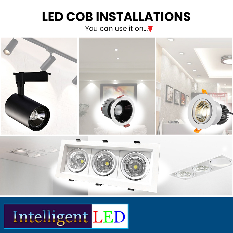 LED COB 12W+12W 2700K+6500K Dual Color Changeable 36V 320mA*2 15x15mm