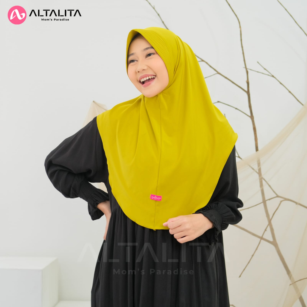 Altalita - Jilbab Sport Instan Menutup Dada Hijab Bergo Hamidah Size L Jersey Premium Kerudung Instan Qanita Penguin Cocok Untuk Sekolah Olahraga Volly Futsal Senam dan Sehari-Hari