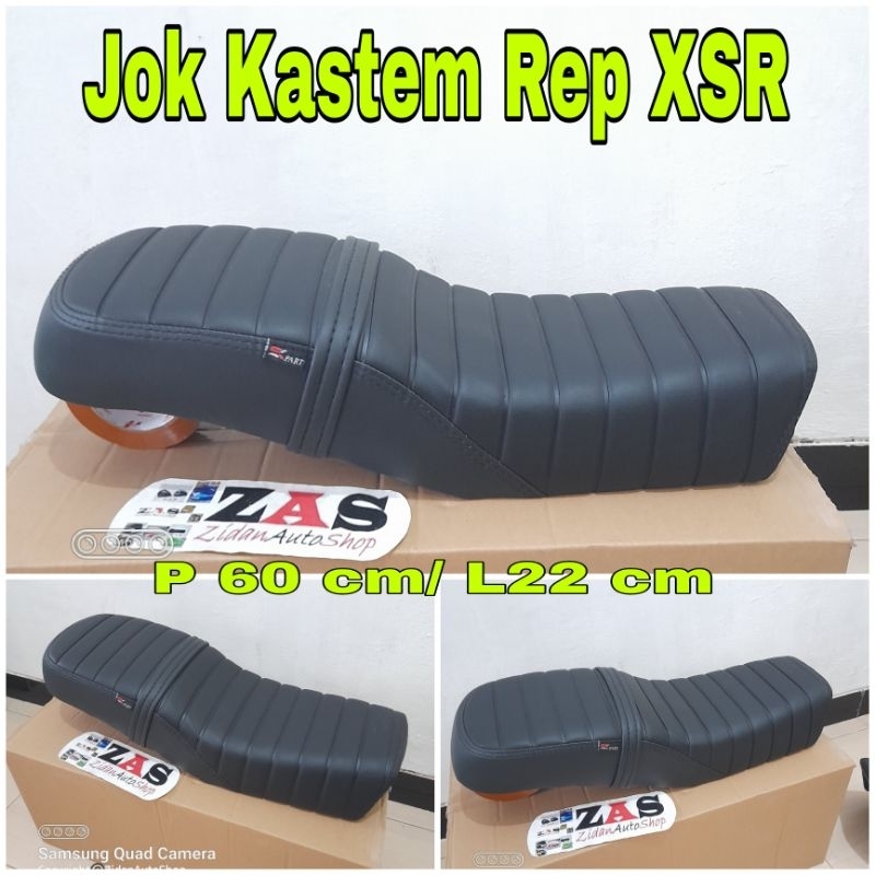 Jok Sadel Japstyle Motor Panjang 60 cm Model W 175 Tiger Megapro GL CB Byson Scorpio Thunder dll