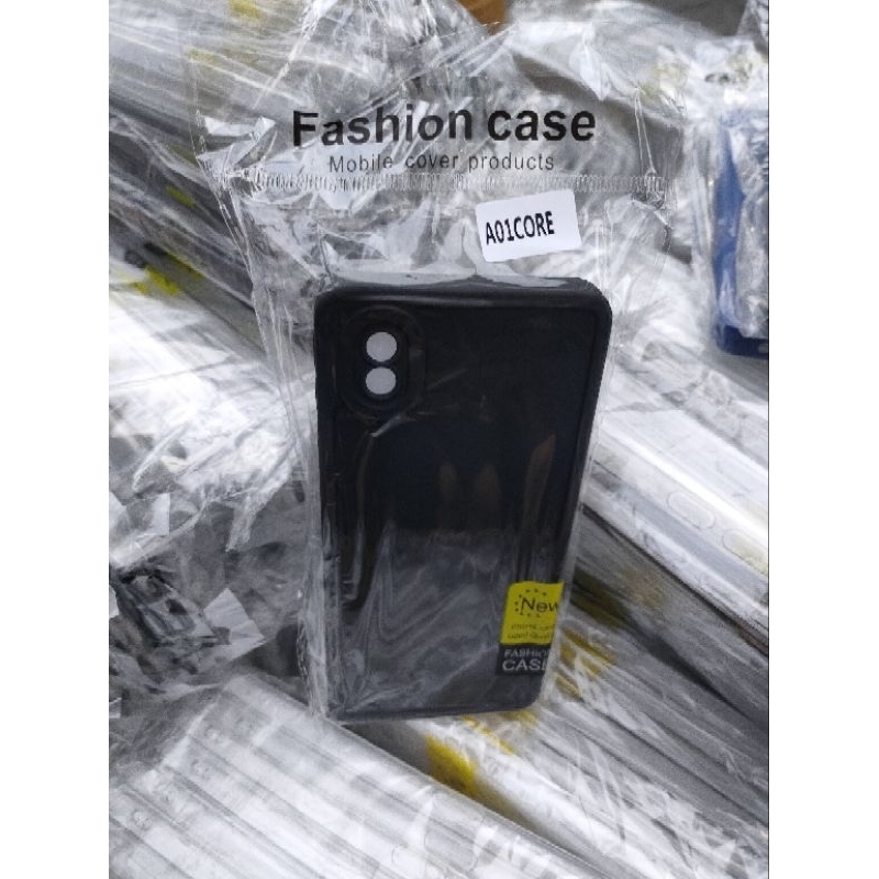 Softcase Samsung A01 Core Silikon Casing Selicon Case Macaron Pro Camera