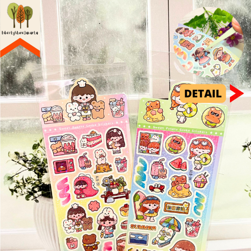 

Stiker ALB Momo 1 Lembar 21 Sticker Waterproof Anti Air Hadiah Journaling Giveaway Dekorasi Best Gift Stationery For School Alat Tulis Kantor Sekolah Ready Grosir Kado Ulang Tahun