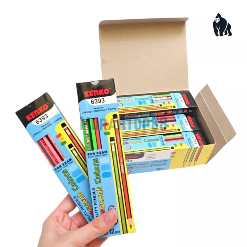 

Pensil 2B Kenko 6393 motif warna