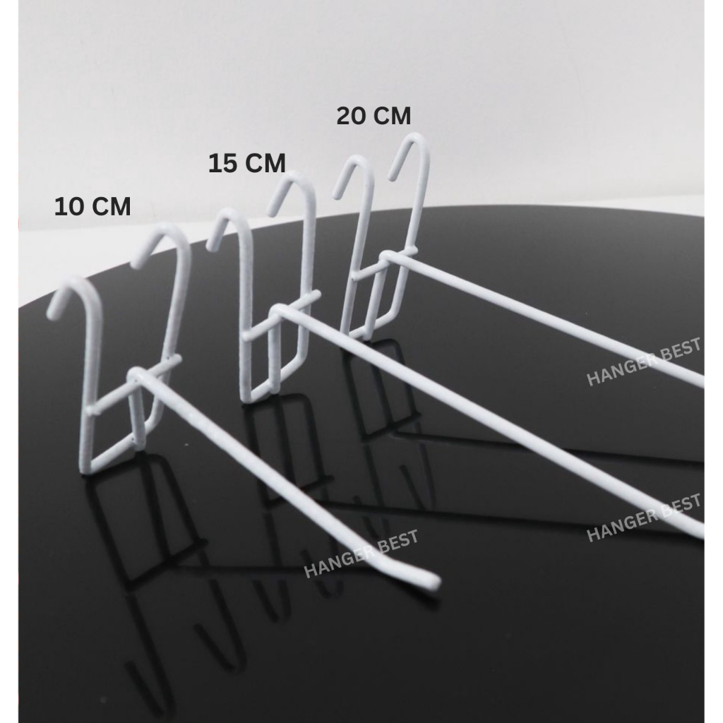 Single Ram Putih Cantolan Aksesoris Display 20 cm / Display Cantolan / Hijang Hiasan / Wire Grid